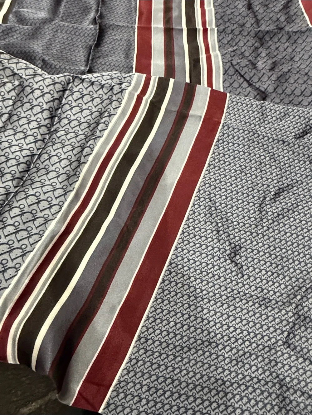 Beautiful large silk fashion scarf.